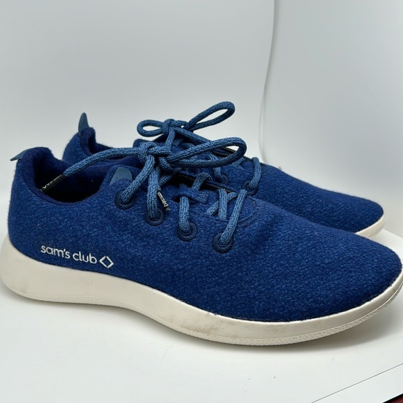 Allbirds Sams Club Exclusive Wool Blue White Women's Running Sneakers Size 10 - Picture 1 of 10